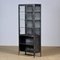 Vintage Glass & Iron Medical Cabinet, 1950s, 1955 1