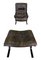 Vintage Mid-Century Leather Lounge Chair & Ottoman by Ingmar Relling for Westnofa, 1970s, Set of 2, Image 3