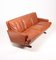 Three-Seater Brown Leather Sofa by Fredrik Kayser for Vatne Møbler, 1970s, Image 4