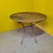 French Round Metal Garden Folding Table, 1920, Image 1