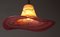 Art Nouveau Iridescent Colour Ceiling Lamp, 1980s 20