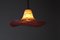 Art Nouveau Iridescent Colour Ceiling Lamp, 1980s 18