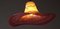 Lampada da soffitto Art Nouveau color iridescente, anni '80, Immagine 23