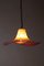 Art Nouveau Iridescent Colour Ceiling Lamp, 1980s 3