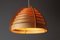Lámpara colgante de madera Tension de Hans-Agne Jakobsson, años 60, Imagen 13