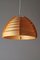Lámpara colgante de madera Tension de Hans-Agne Jakobsson, años 60, Imagen 2