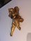 Estatuas de ángeles barrocas de madera dorada. Juego de 2, Imagen 6