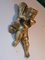 Estatuas de ángeles barrocas de madera dorada. Juego de 2, Imagen 4