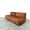 Mid-Century Cognac Leather Lounge Sofas, 1960s, Set of 2, Image 5