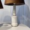 Vintage Danish Heiberg Table Lamps in Porcelain and Brass, 1930s, Set of 2 5