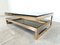 Vintage 23kt Gold Coffee Table from Belgochrom, 1970s, Image 2