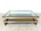Vintage 23kt Gold Coffee Table from Belgochrom, 1970s, Image 1