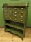 Green Handmade Craft Workshop Drawer Unit, 1890s 8