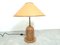 Vintage Travertine Table Lamp, 1970s, Image 1