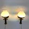Lámparas de pared italianas de latón, años 60. Juego de 2, Imagen 8