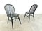 Ebonized Dining Chairs from Ercol, 1950s, Set of 8 2