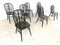 Ebonized Dining Chairs from Ercol, 1950s, Set of 8 4