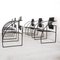 Quinta Armchairs in Metal by Mario Botta for Alias, 1985, Set of 6 3