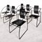 Quinta Armchairs in Metal by Mario Botta for Alias, 1985, Set of 6, Image 4