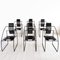 Quinta Armchairs in Metal by Mario Botta for Alias, 1985, Set of 6 18