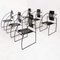 Quinta Armchairs in Metal by Mario Botta for Alias, 1985, Set of 6, Image 14