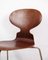 Stuhl Modell 3100 Myren aus Teak von Arne Jacobsen für Fritz Hansen, 1950er 2