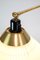 Lampada da terra modello 349 in ottone attribuita a Le Klint, anni '70, Immagine 4