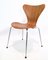 Siete sillas de madera de teca atribuidas a Arne Jacobsen y Fritz Hansen, años 60, Imagen 11