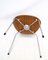Sette sedie in legno di teak attribuite ad Arne Jacobsen e Fritz Hansen, anni '60, Immagine 6