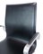 Sedia da scrivania modello 3271W Oxford in pelle nera attribuita ad Arne Jacobsen, anni '80, Immagine 4