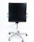 Model 3271W Oxford Desk Chair in Black Leather attributed to Arne Jacobsen, 1980s 6