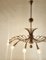 Large Mid-Century Brass 16-Arm Chandelier, Italy, 1950s, Image 7