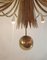 Lampadario Mid-Century a 16 braccia in ottone, Italia, anni '50, Immagine 4