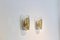 Brass and Murano Glass Sconces, Italy, Set of 2 3