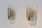 Brass and Murano Glass Sconces, Italy, Set of 2 6