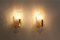 Brass and Murano Glass Sconces, Italy, Set of 2 10