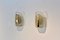 Brass and Murano Glass Sconces, Italy, Set of 2 11