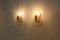 Brass and Murano Glass Sconces, Italy, Set of 2 7