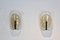 Brass and Murano Glass Sconces, Italy, Set of 2 8