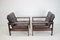 Fauteuils Scandinaves en Cuir, 1960s, Set de 2 8