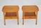 Swedish Bedside Tables from Nordiska Kompaniet, 1950s, Set of 2 3