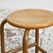Vintage French School Stool, 1950s 2