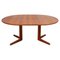 Vintage Extendable Oval Dining Table in Teak, 1977, Image 1