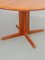 Vintage Extendable Oval Dining Table in Teak, 1977, Image 14