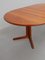 Vintage Extendable Oval Dining Table in Teak, 1977 7