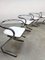 Swedish Chrome Dining Chairs by Borge Lindau for Bo Lindekrantz, 1970s, Set of 4 2