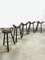 Brutalist Bar Stools, Marbella, Spain, 1960s, Set of 5 3