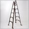 Vintage Iron Ladder with Chain Support 4
