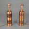 Lámparas de mesa cilíndricas de cobre, años 70. Juego de 2, Imagen 7