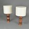 Copper Cylinder Table Lamps, 1970s, Set of 2 2